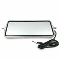 Retrac Head, Mirror, West Coast, 1159H 7 In. X 16 In. Oe Style Polished Stainless 601285